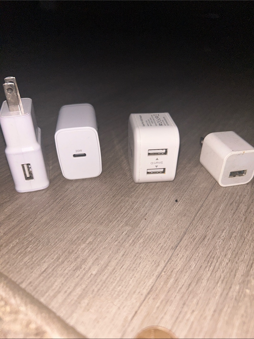 White USB Wall Charger Adapter Pack - Universal Cell Phone Power Plug